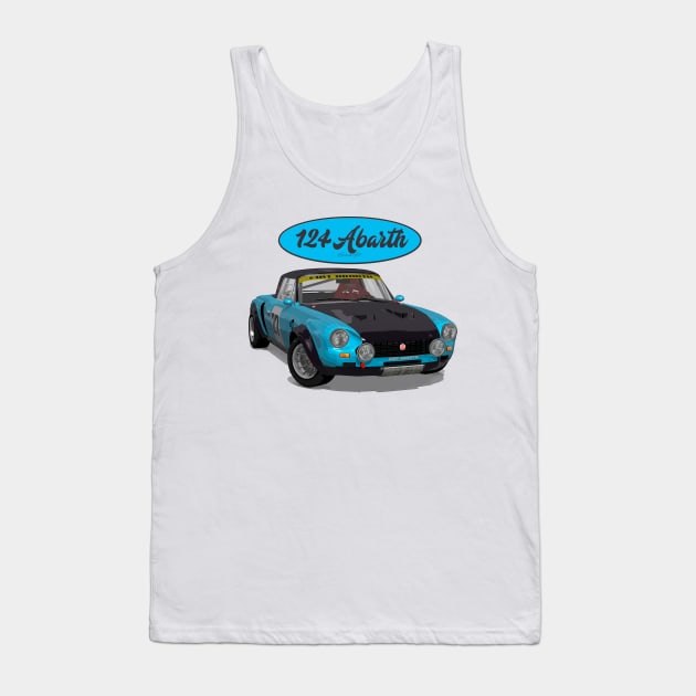 Abarth 124 27 Tank Top by PjesusArt